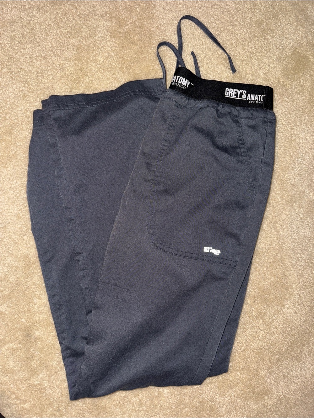 Grey's Anatomy Grey Scrub Pants